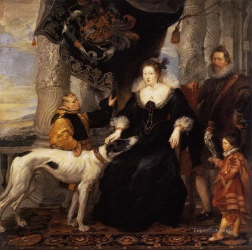 Peter Paul Rubens Painting - portrait of lady arundel with her train Peter Paul Rubens